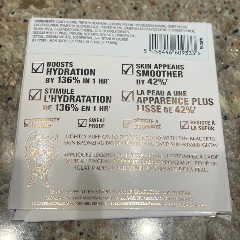NEW Charlotte Tilbury Beautiful Skin Sun-Kissed Glow Cream Bronzer